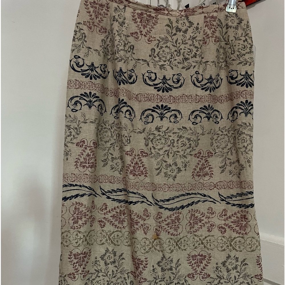 59% Rayon 50% linen skirt